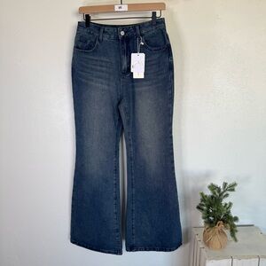Commense Dark Blue Flare Jeans